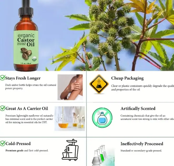 Natural Organic Castor Oil