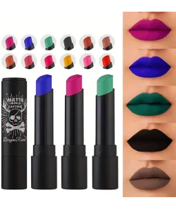 12 colors Long-Lasting and Waterproof Matte Lipstick